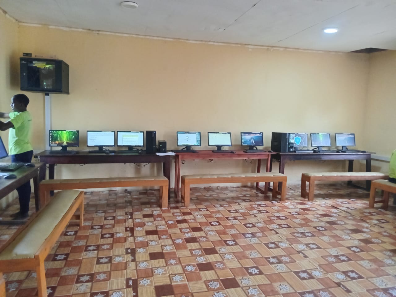 ICT laboratory at Engari Secondary School
